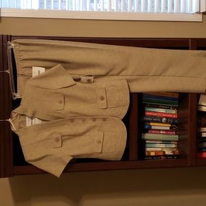 Womens Sagharbor Caramel Pantsuite